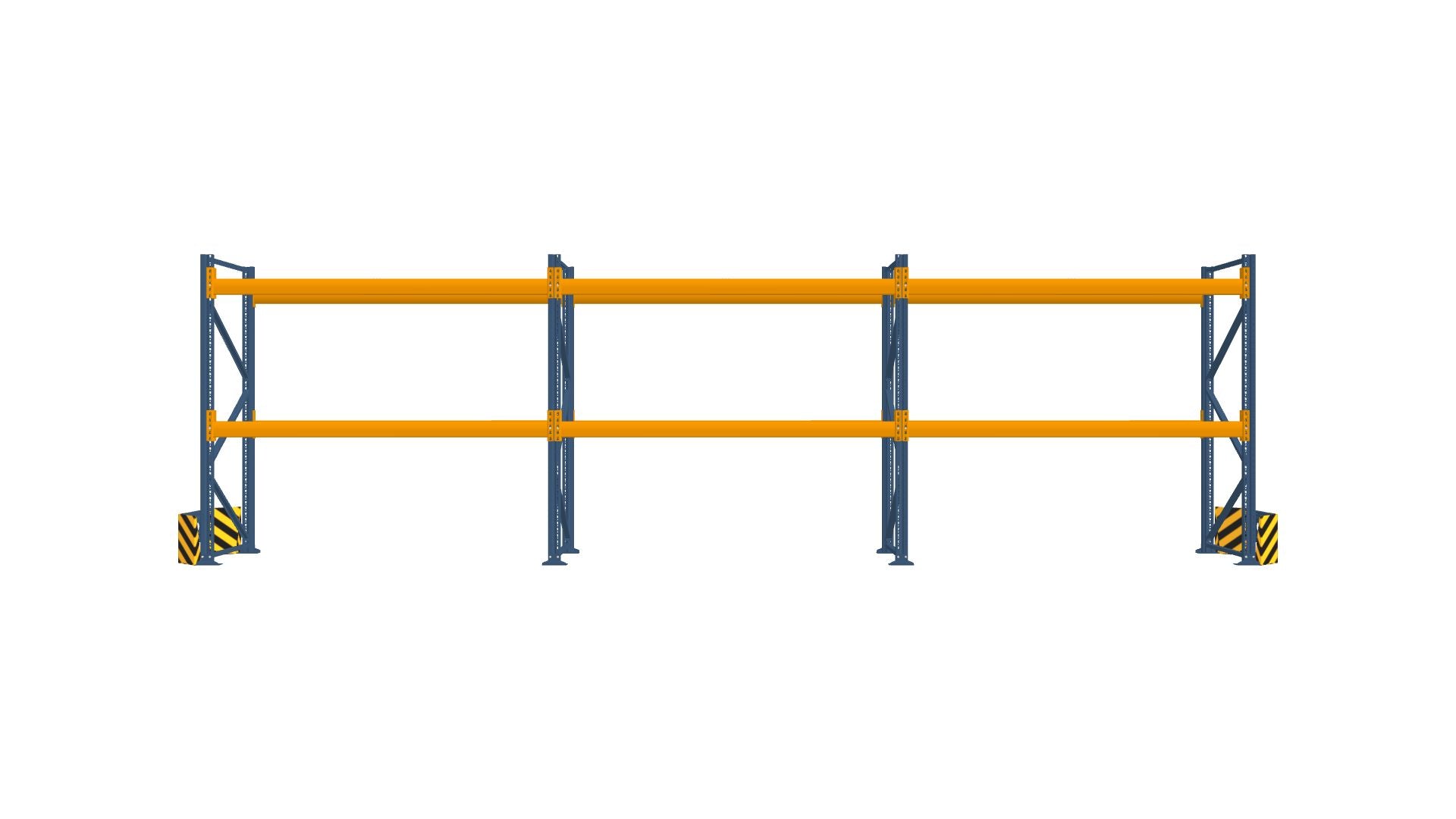 Konfiguration vom 22.04.2025 - 9.00 m x 2.50 m für 27 Paletten mit 1300 kg