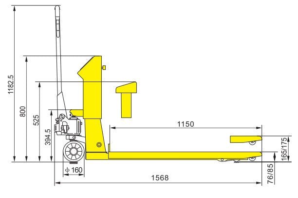 weighing scale hand pallet truck 2000kg premium 7