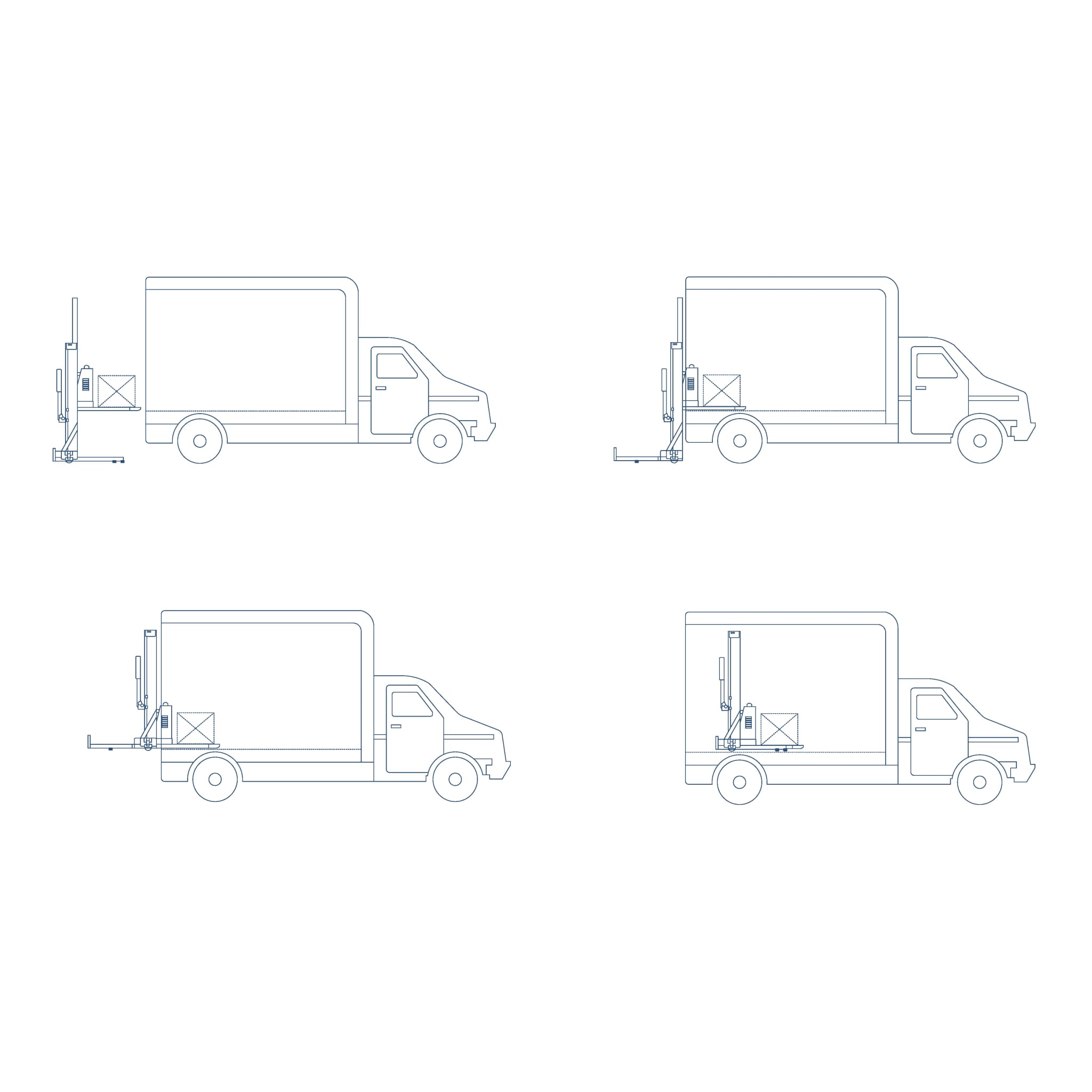 Self Loading Electric Stacker TRUCKGO