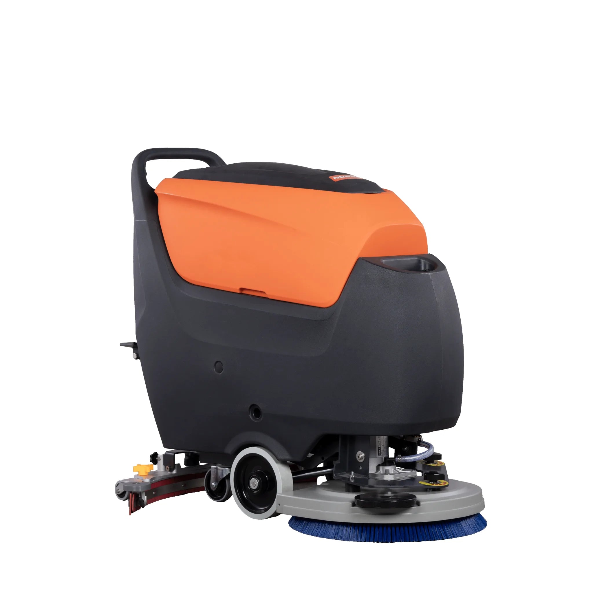 Handgeführte Scheuersaugmaschine SCRUBBER-S mit 530 mm Bürsten