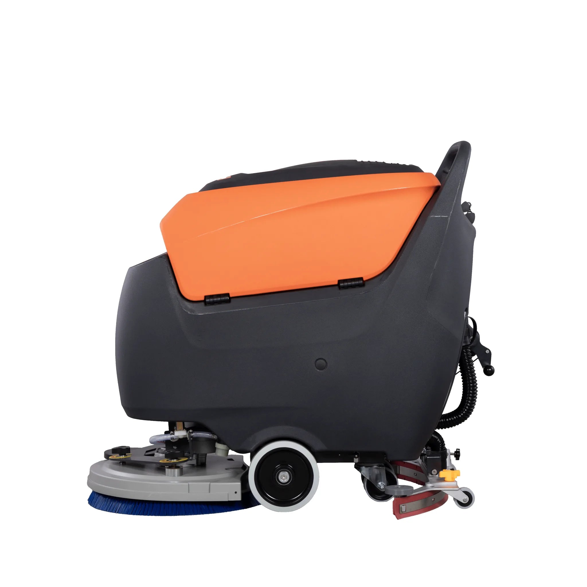 Handgeführte Scheuersaugmaschine SCRUBBER-S mit 530 mm Bürsten