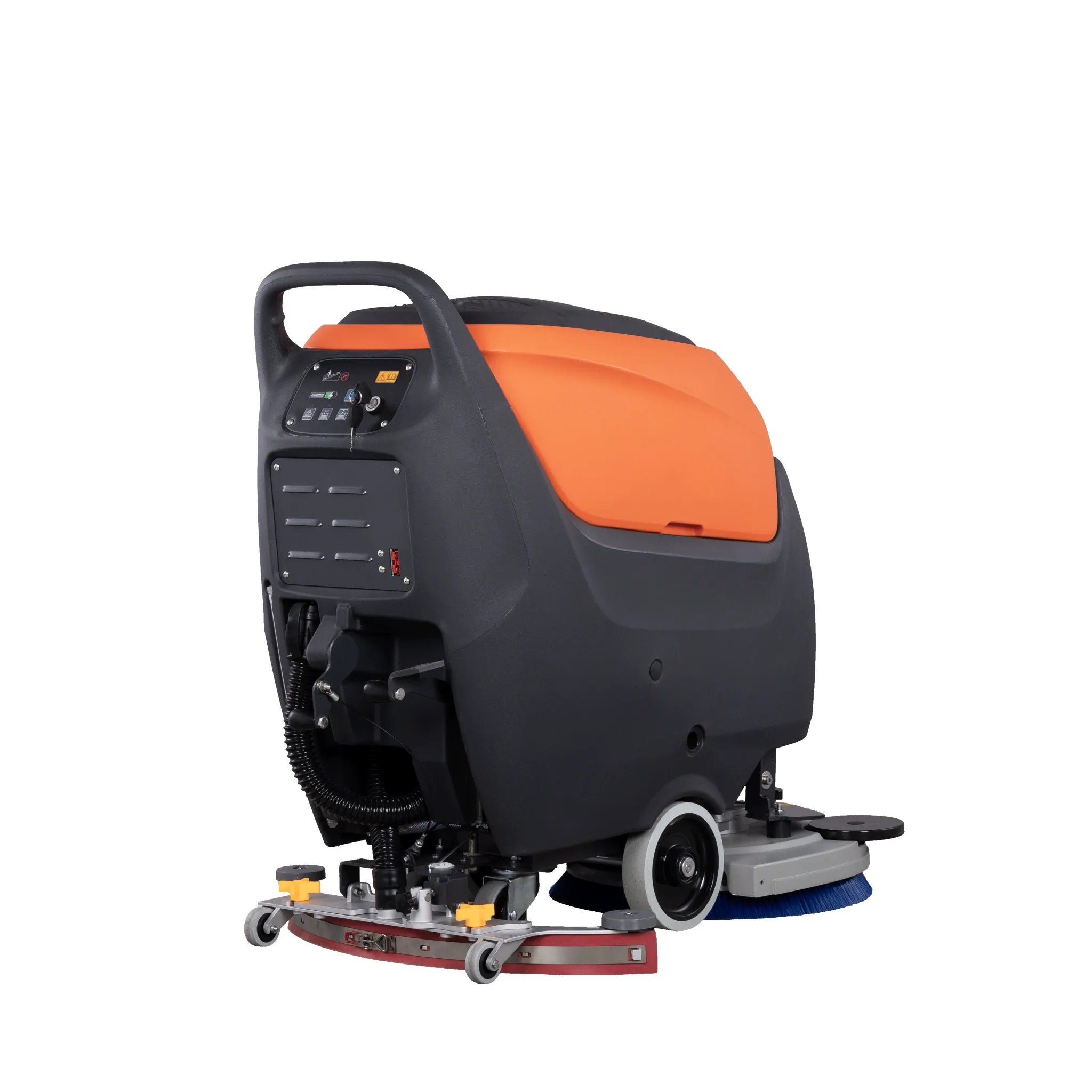 Handgeführte Scheuersaugmaschine SCRUBBER-S mit 530 mm Bürsten