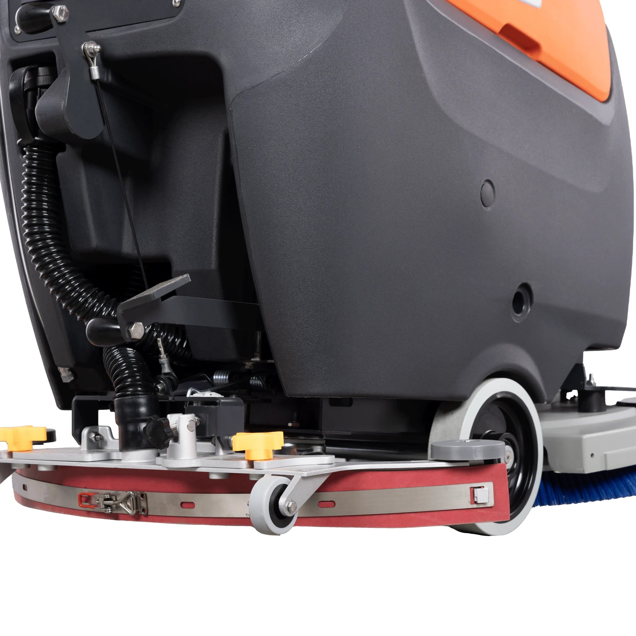 Handgeführte Scheuersaugmaschine SCRUBBER-S mit 530 mm Bürsten