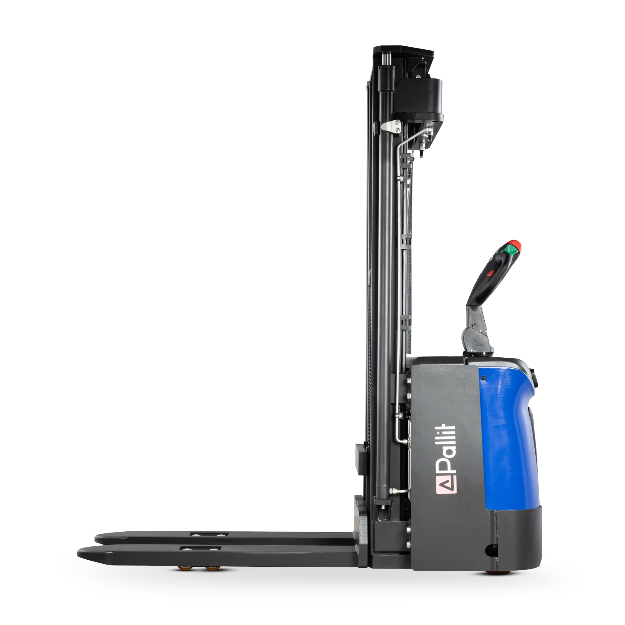 Electric Ride-Along Pallet Stacker SPRINT with driver's platform
