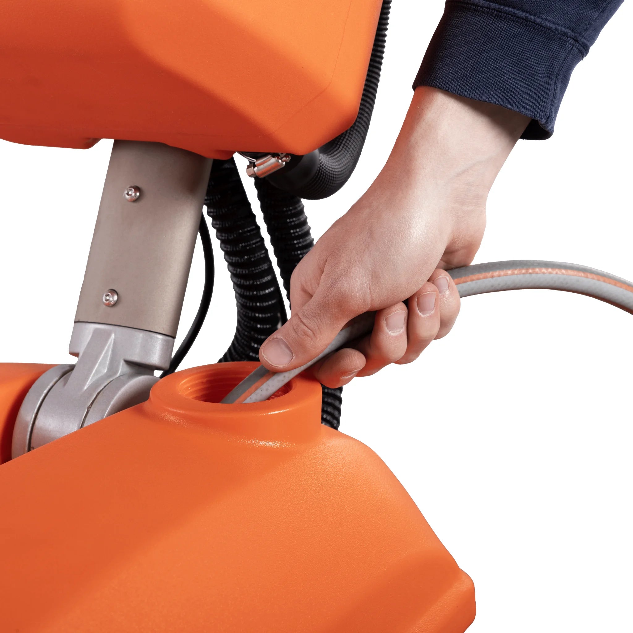 Kleine Scheuersaugmaschine SCRUBBER-XS mit 380 mm Bürsten