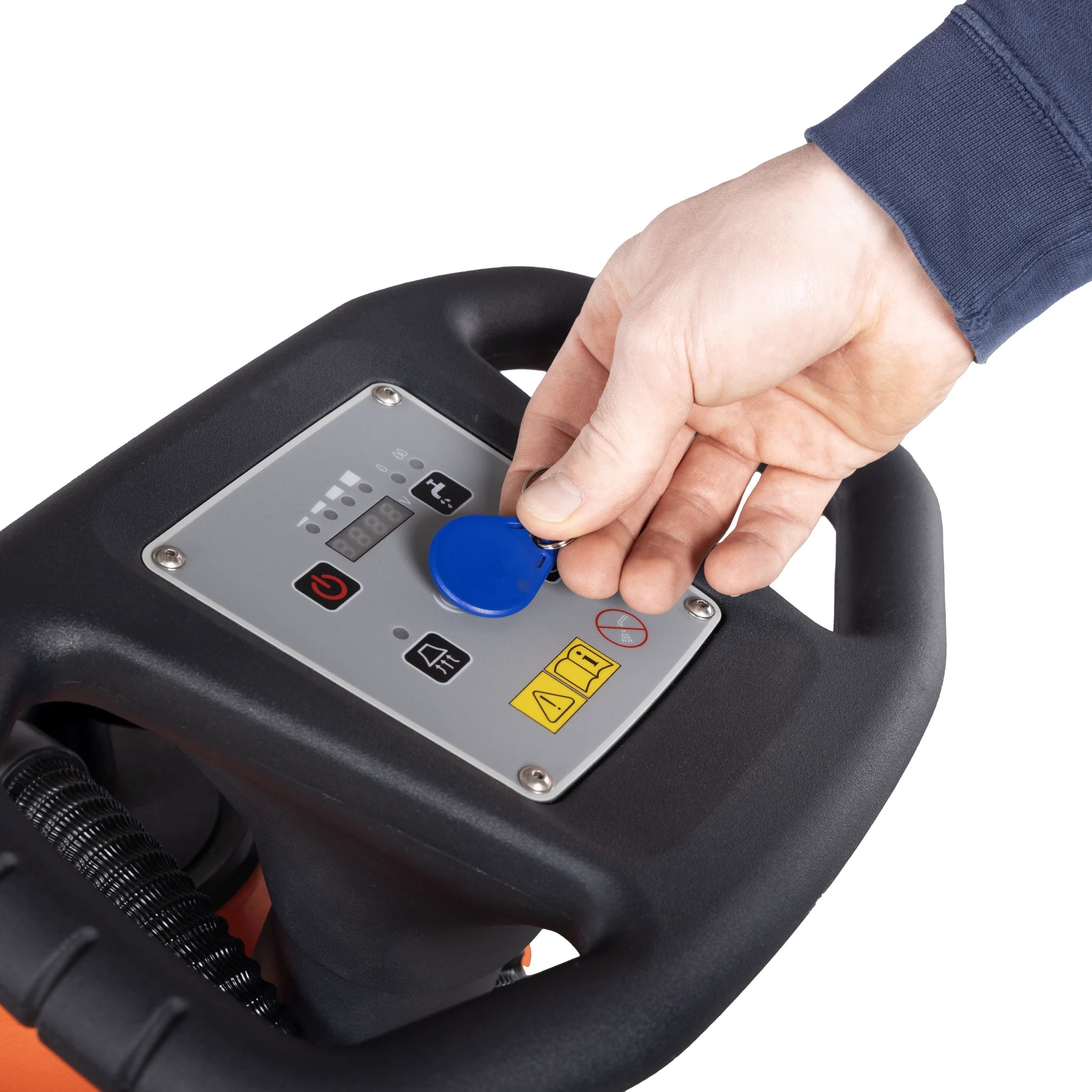 Kleine Scheuersaugmaschine SCRUBBER-XS mit 380 mm Bürsten