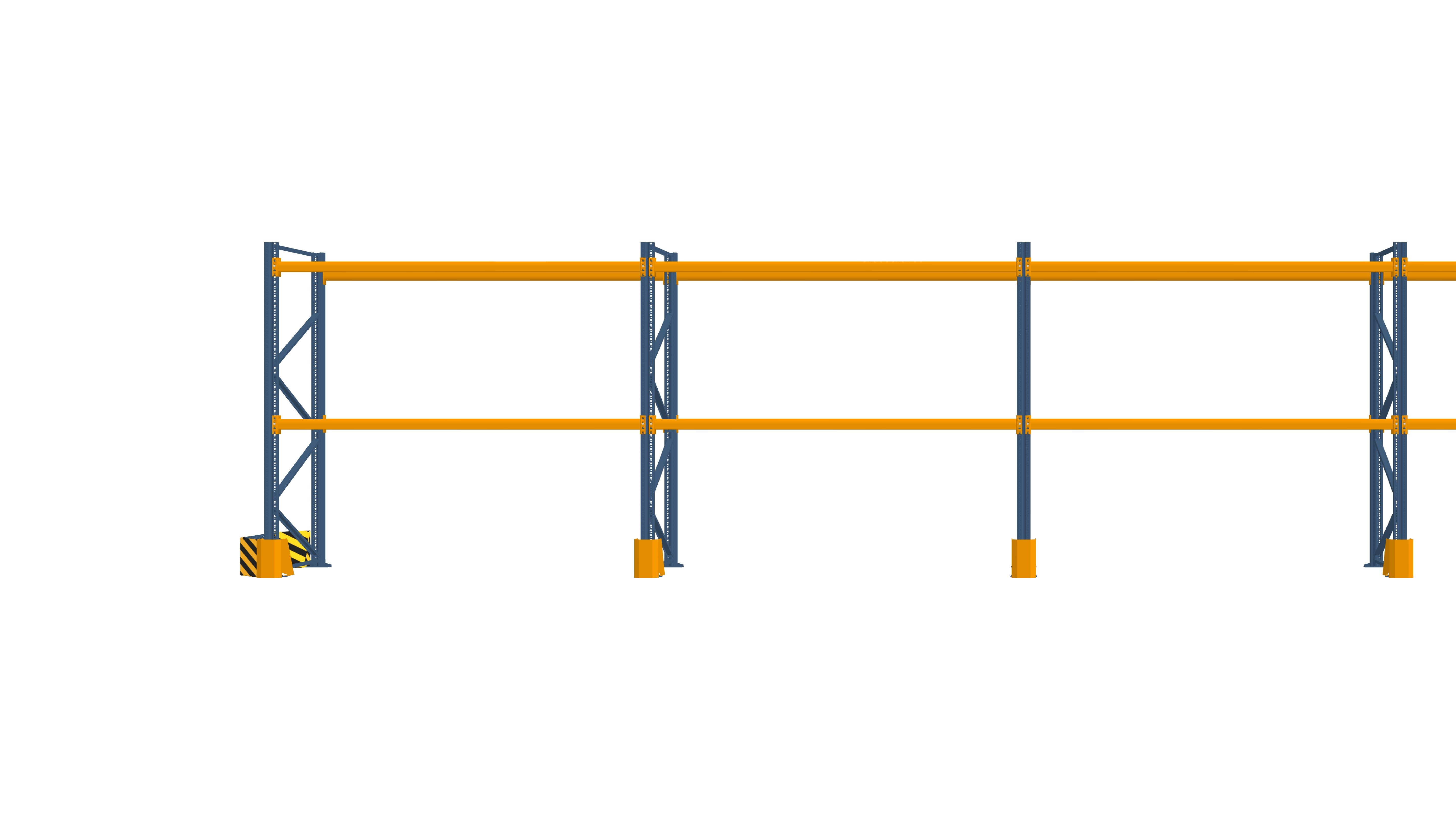 Konfiguration vom 30.10.2024 - 11.80 m x 3.50 m für 36 Paletten mit 700 kg