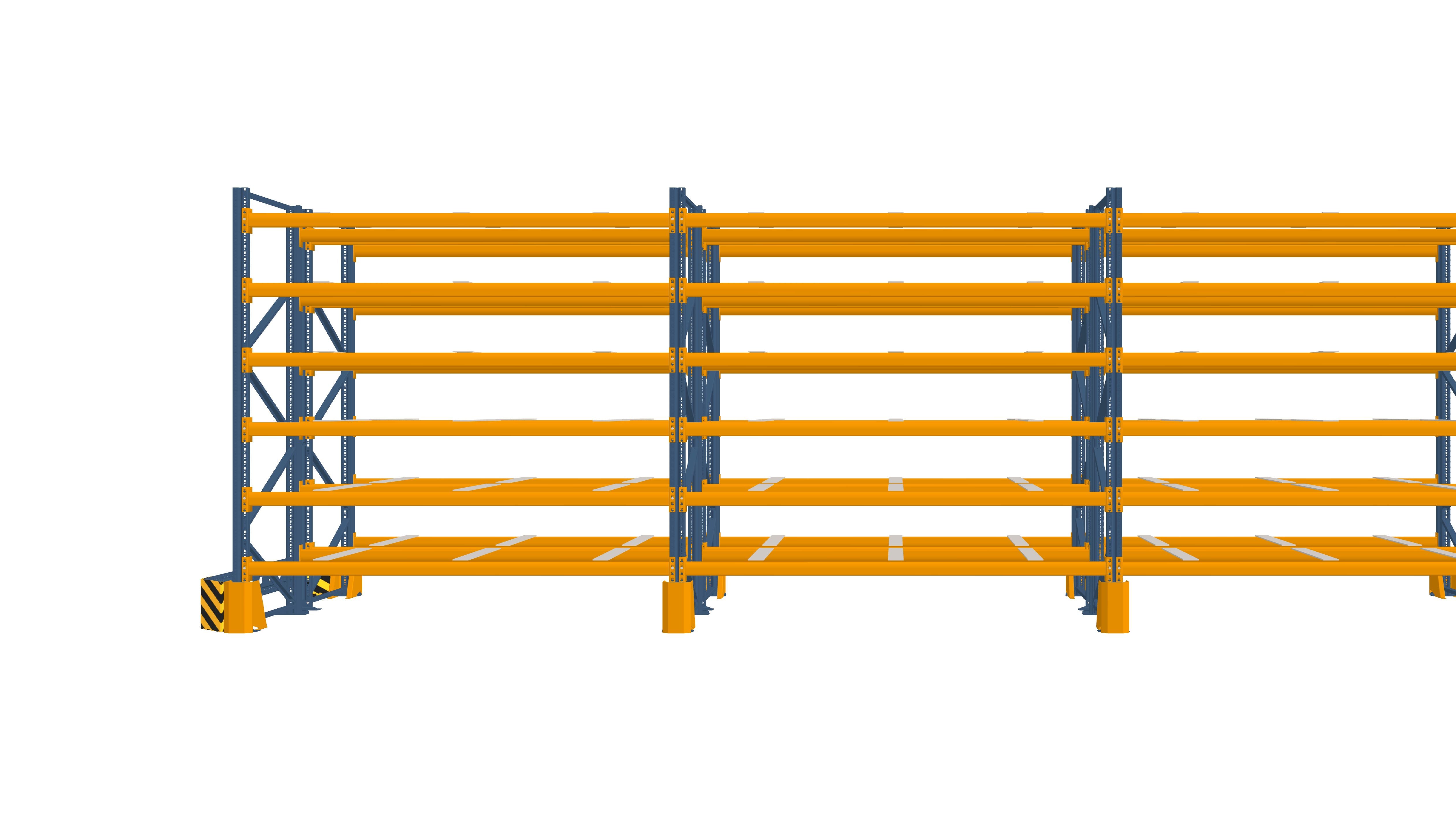 Konfiguration vom 02.11.2024 - 8.80 m x 3.50 m für 126 Paletten mit 700 kg