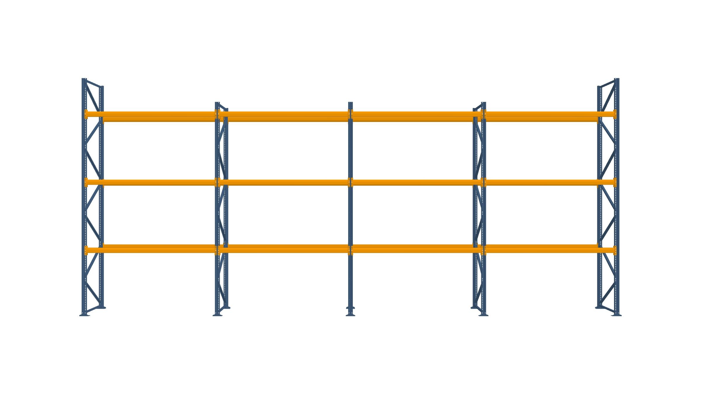 Konfiguration vom 03.02.2025 - 11.40 m x 4.50 m für 48 Paletten mit 1000 kg