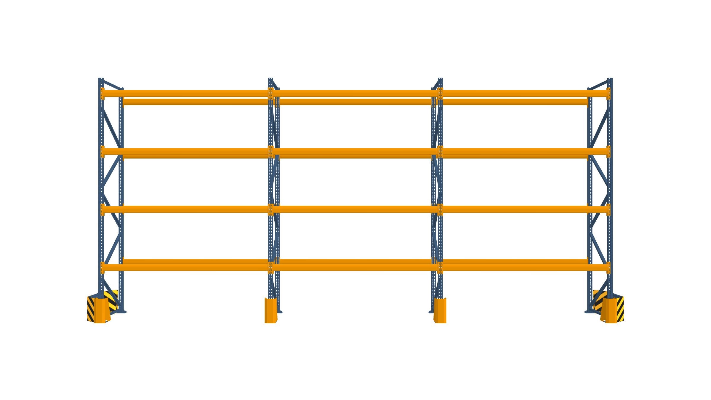 Konfiguration vom 29.10.2024 - 8.92 m x 4.00 m für 45 Paletten mit 700 kg