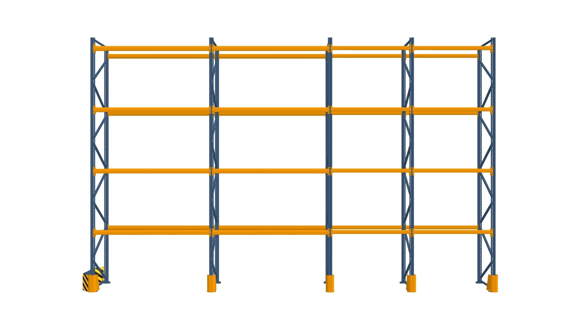 Konfiguration vom 11.09.2024 - 9.85 m x 6.00 m für 50 Paletten mit 1000 kg