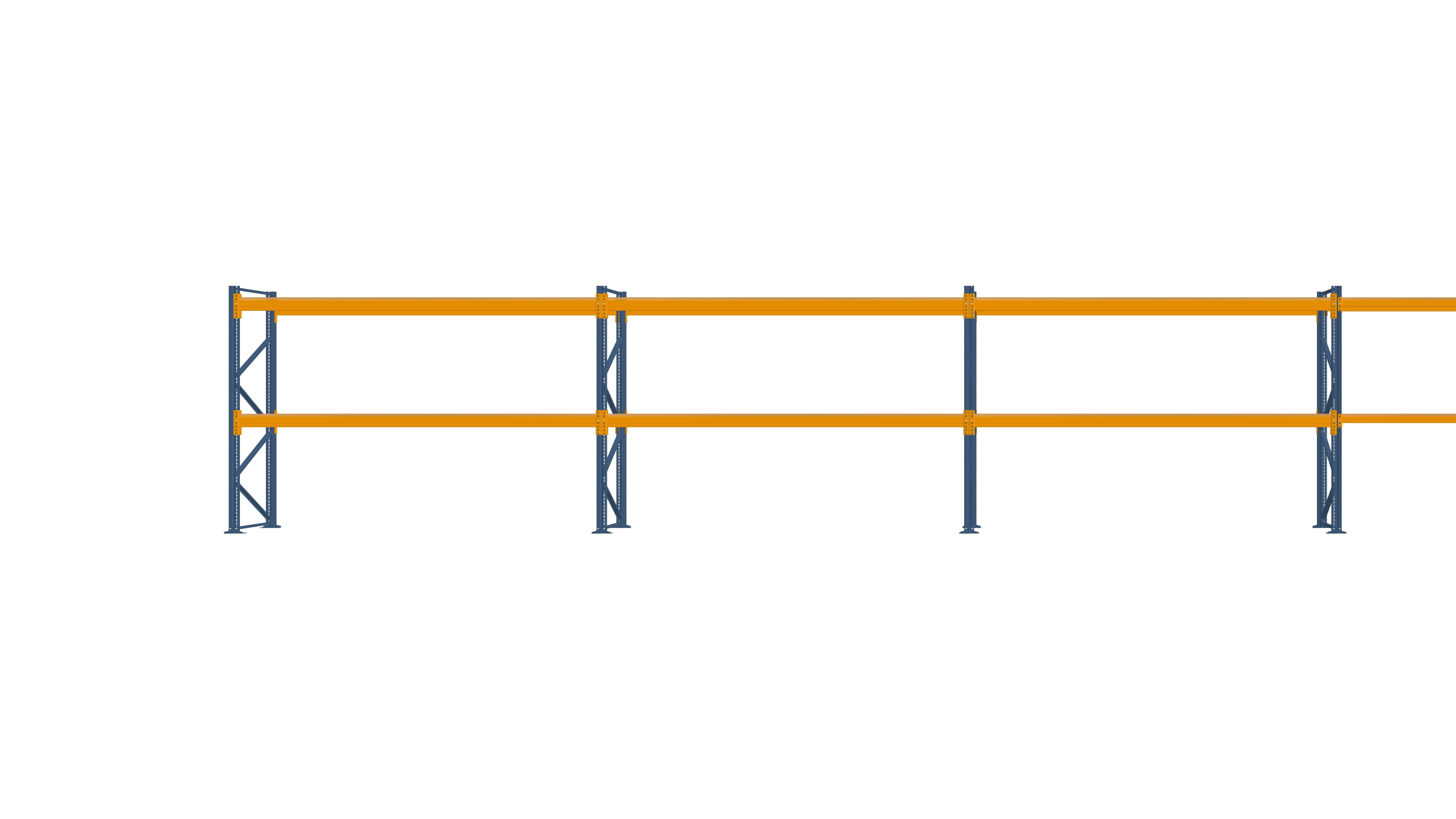 Konfiguration vom 03.11.2024 - 16.10 m x 3.50 m für 39 Paletten mit 700 kg