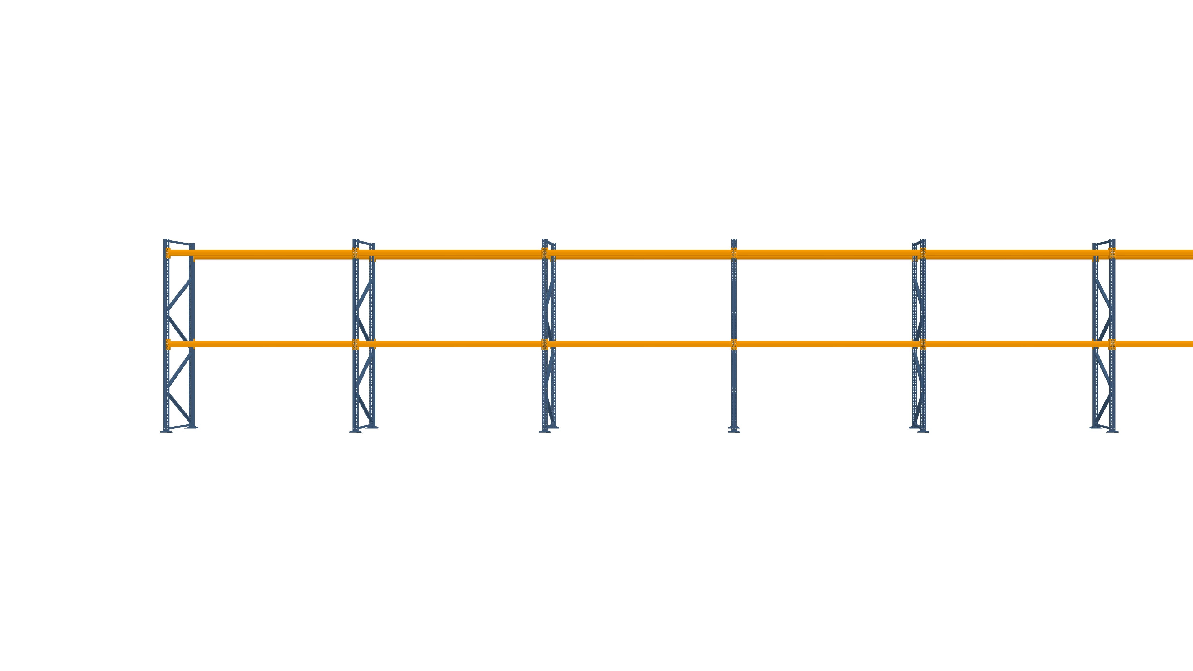 Konfiguration vom 30.10.2024 - 16.86 m x 3.50 m für 54 Paletten mit 700 kg