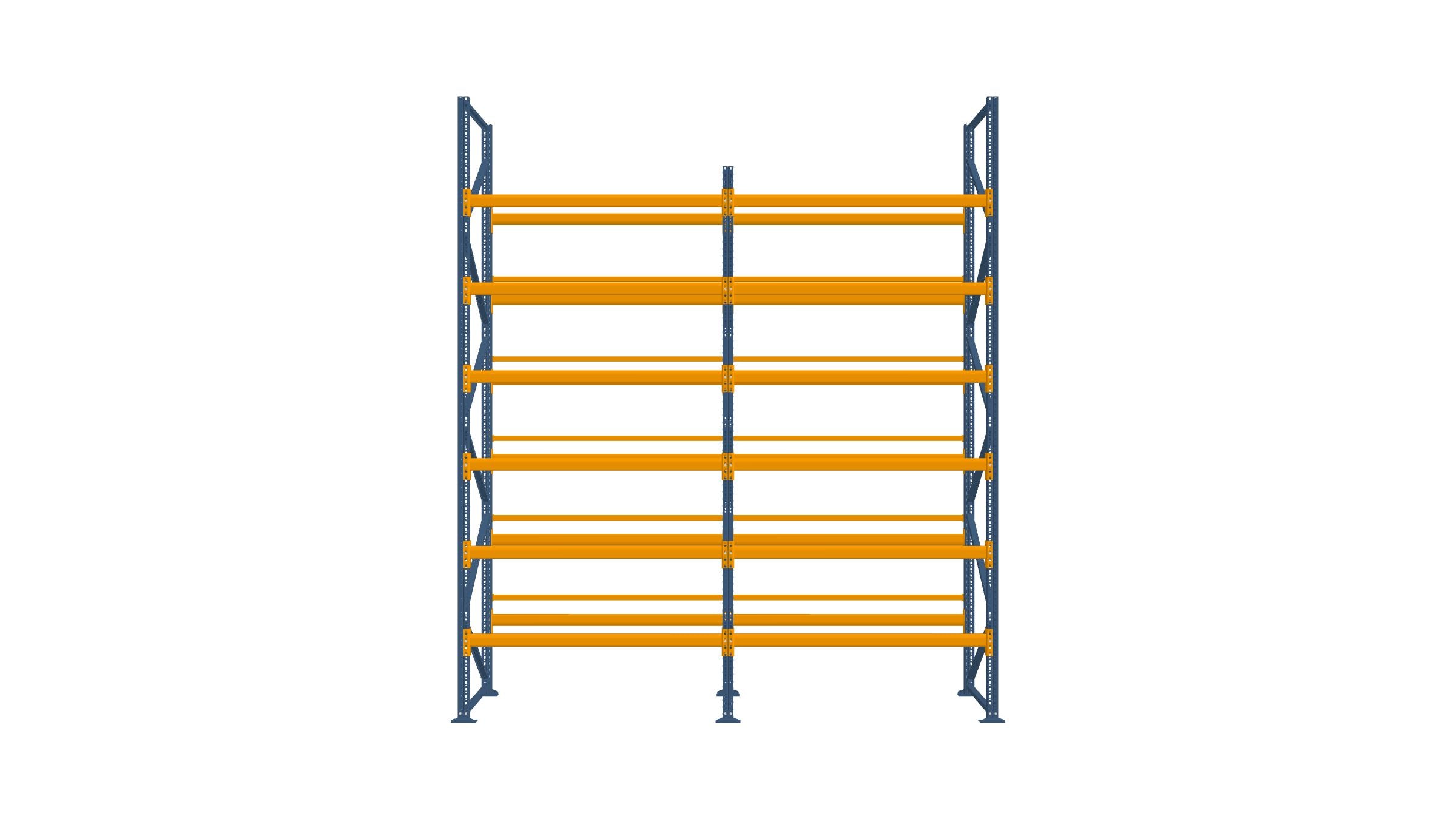 Konfiguration vom 09.12.2025 - 3.99 m x 4.00 m für 28 Paletten mit 700 kg