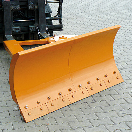 Schneepflug für Gabelstapler in Orange