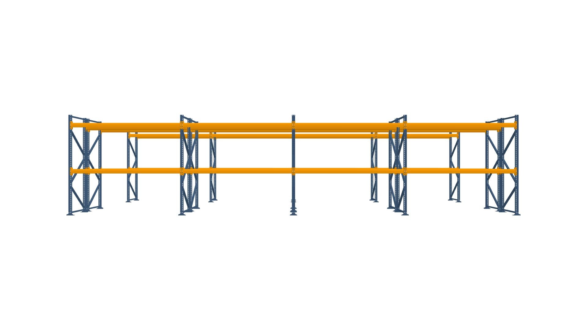 Configuration from 19.01.2025 - 11.30 mx 2.50 m for 108 pallets with 700 kg