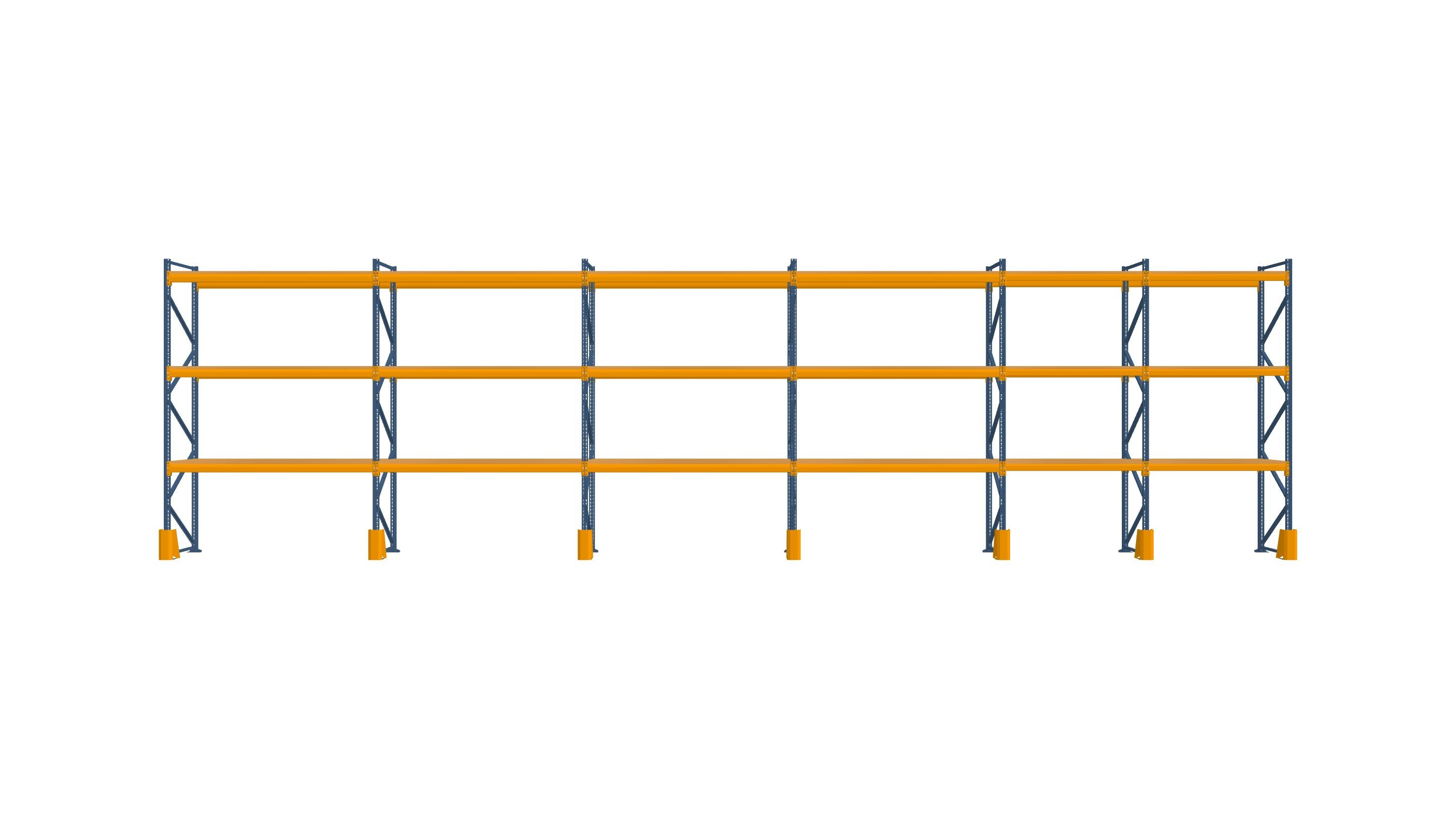 Konfiguration vom 18.07.2025 - 15.11 m x 4.00 m für 64 Paletten mit 700 kg