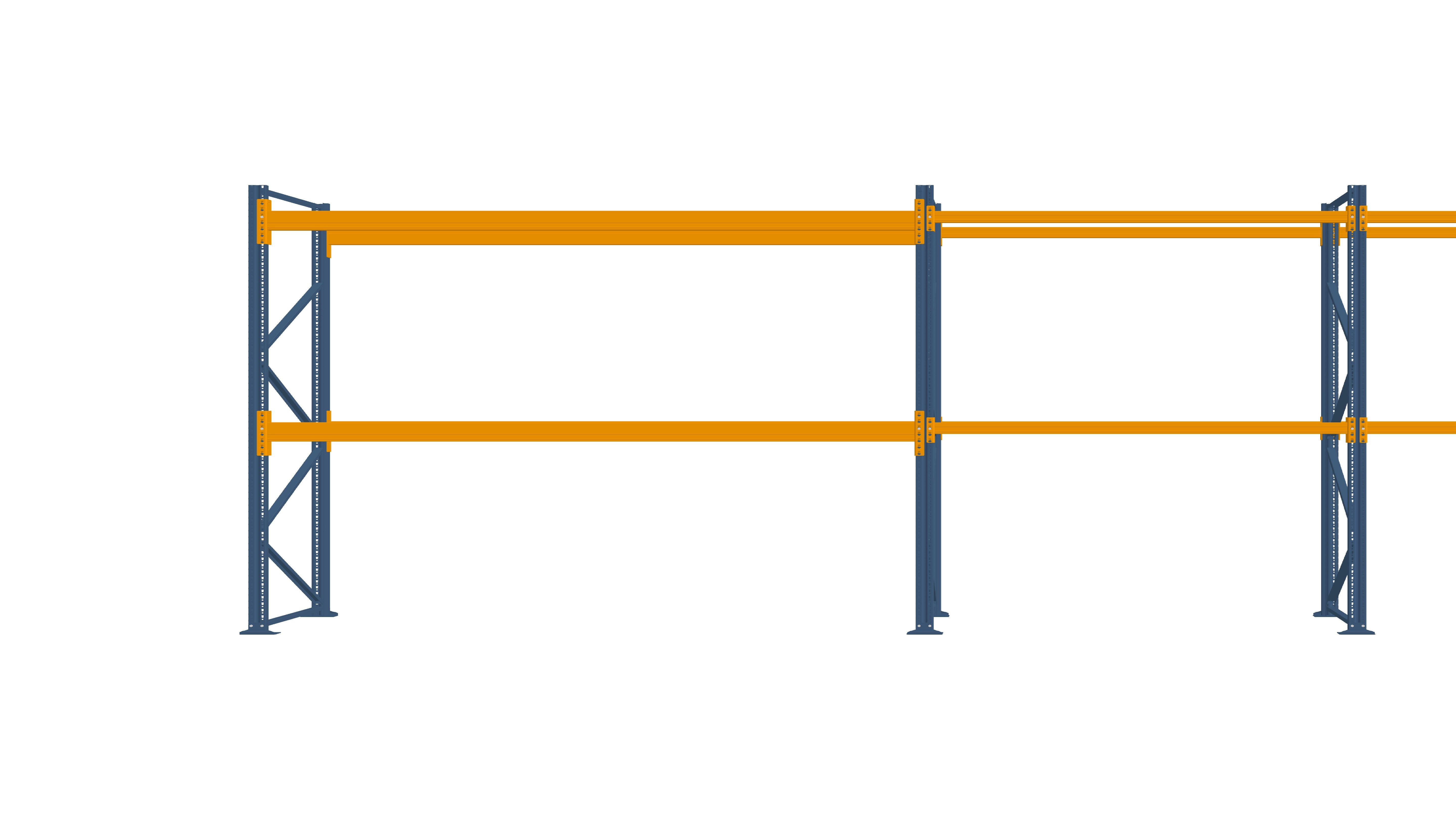 Konfiguration vom 29.10.2024 - 8.70 m x 3.50 m für 21 Paletten mit 700 kg