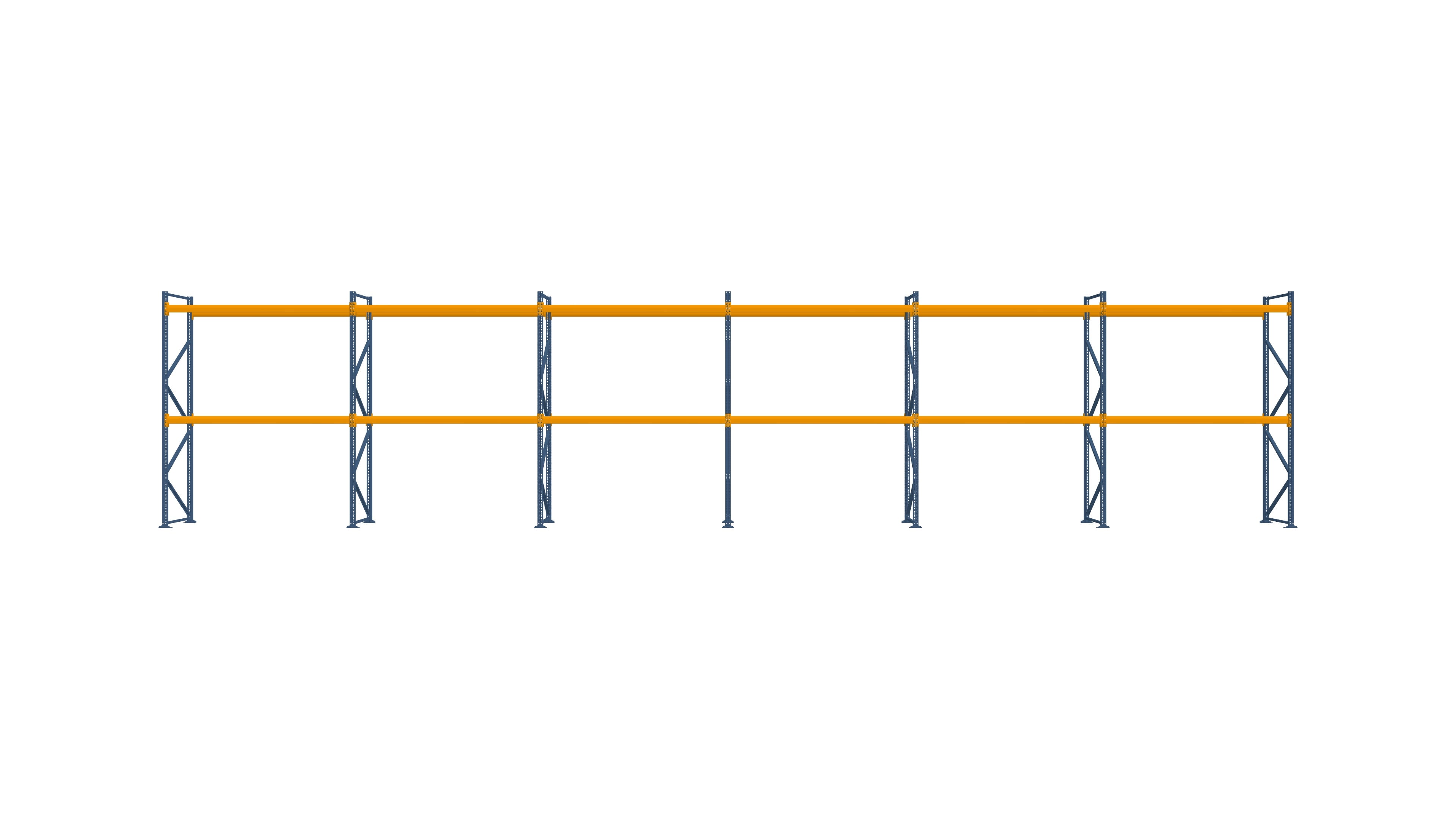 Konfiguration vom 01.11.2024 - 16.86 m x 3.50 m für 54 Paletten mit 1000 kg