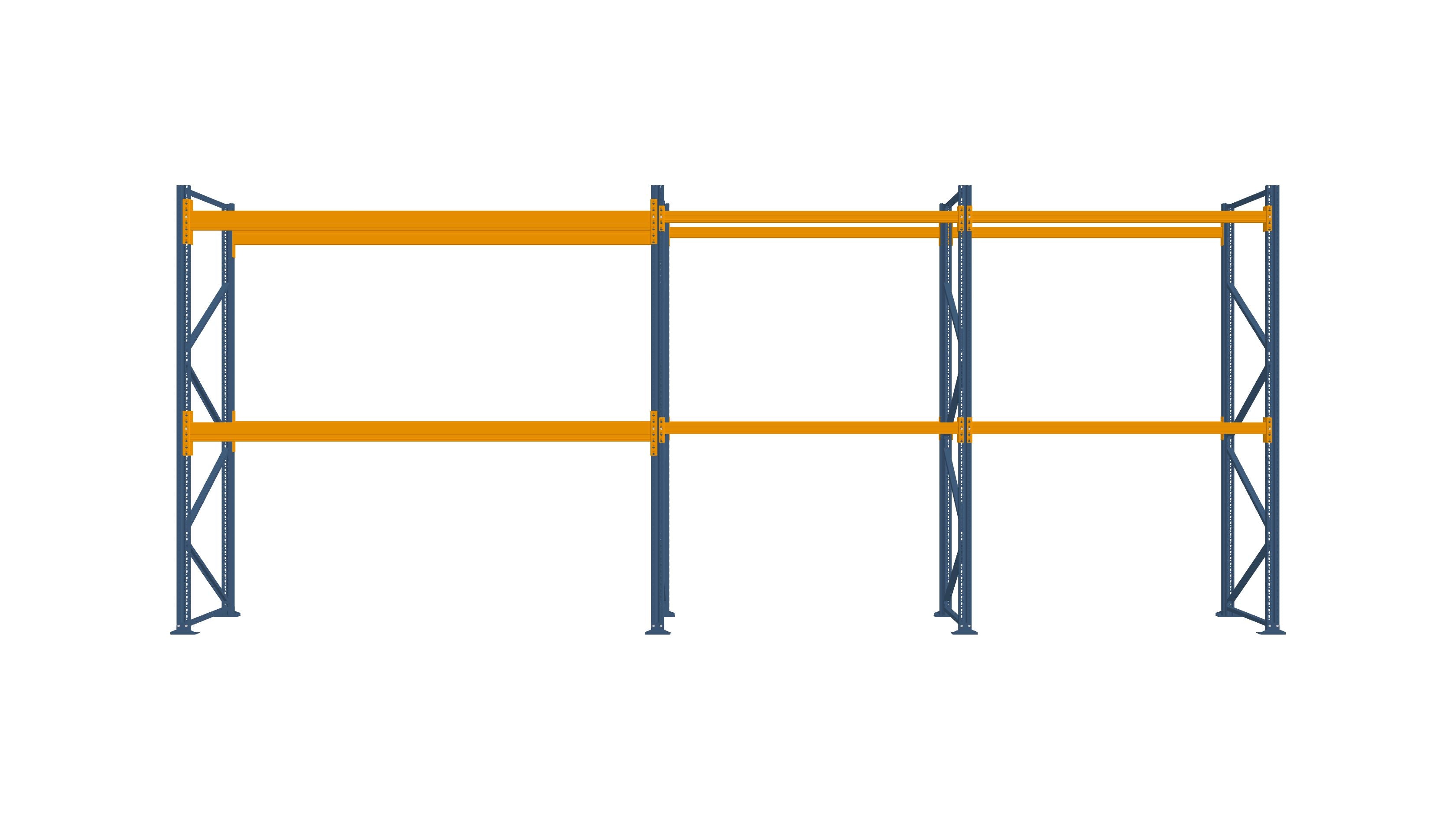 Konfiguration vom 31.10.2024 - 8.70 m x 3.50 m für 21 Paletten mit 1000 kg