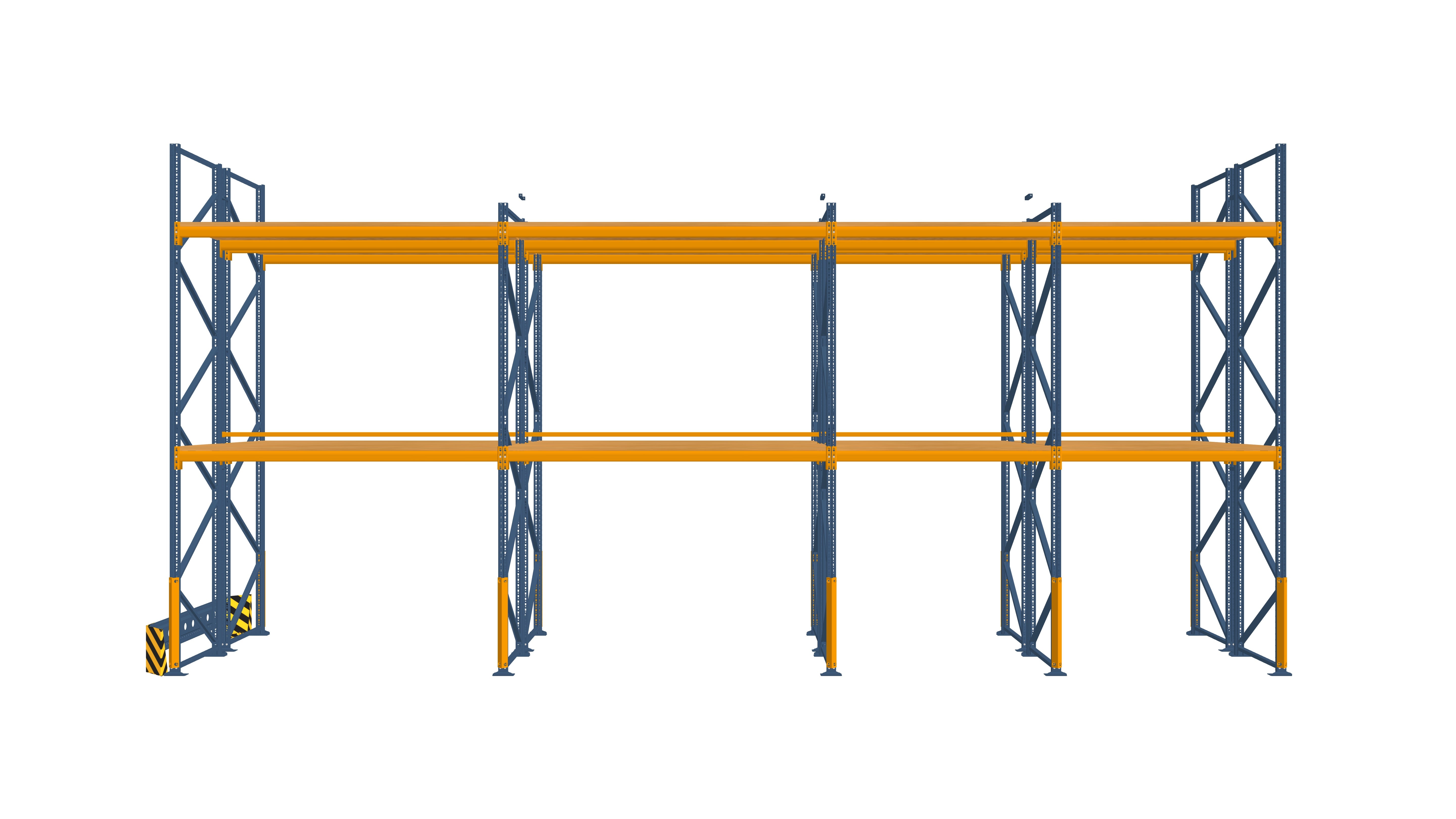 Konfiguration vom 17.12.2025 - 9.75 m x 4.00 m für 60 Paletten mit 500 kg