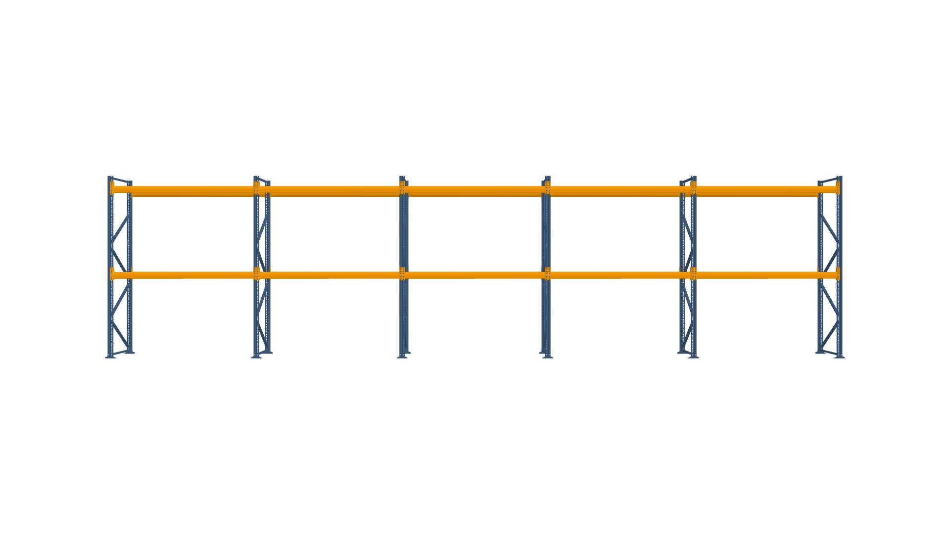 Konfiguration vom 30.10.2026 - 14.20 m x 3.50 m für 45 Paletten mit 1200 kg