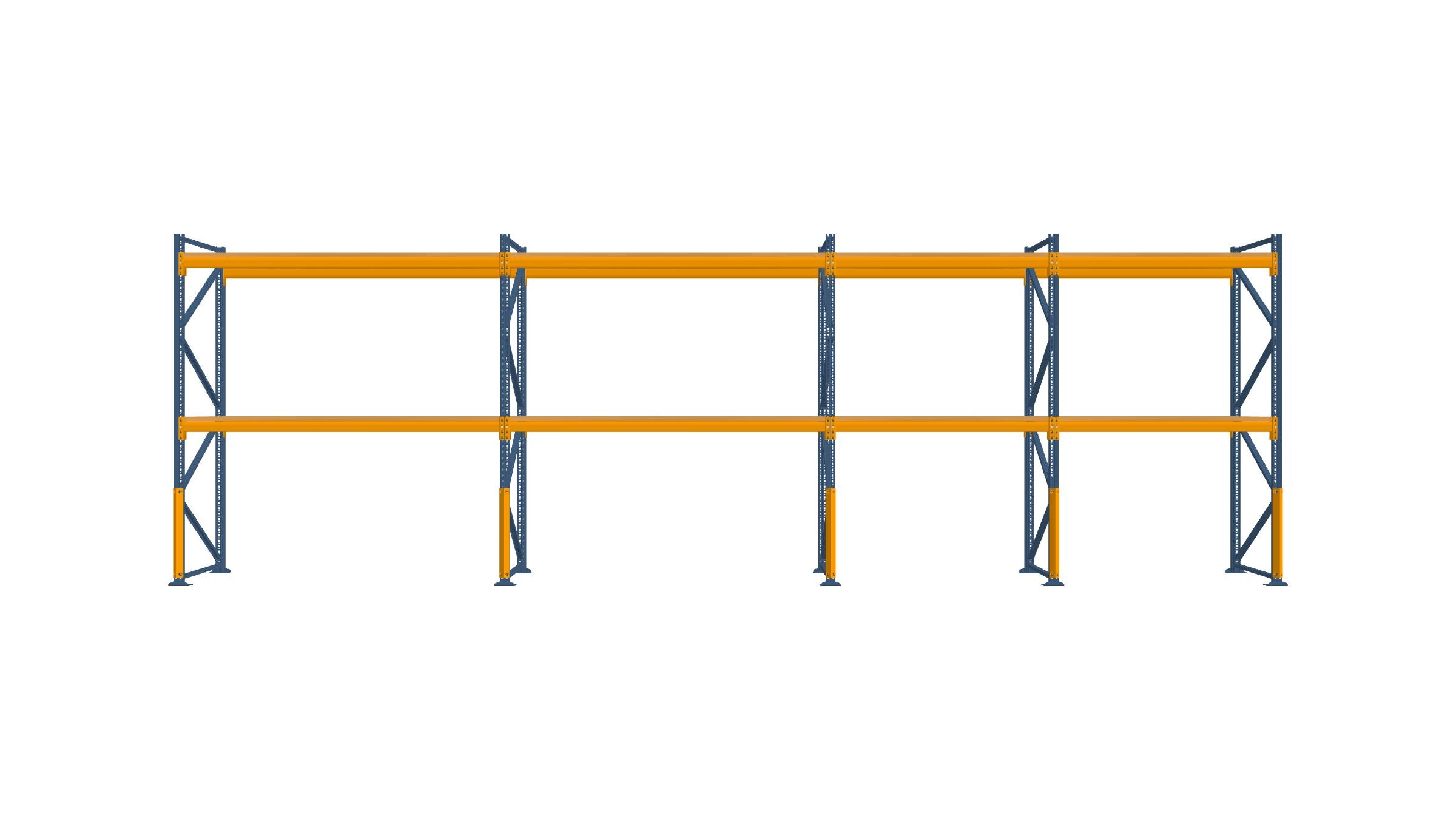 Konfiguration vom 01.11.2024 - 9.55 m x 3.00 m für 30 Paletten mit 500 kg